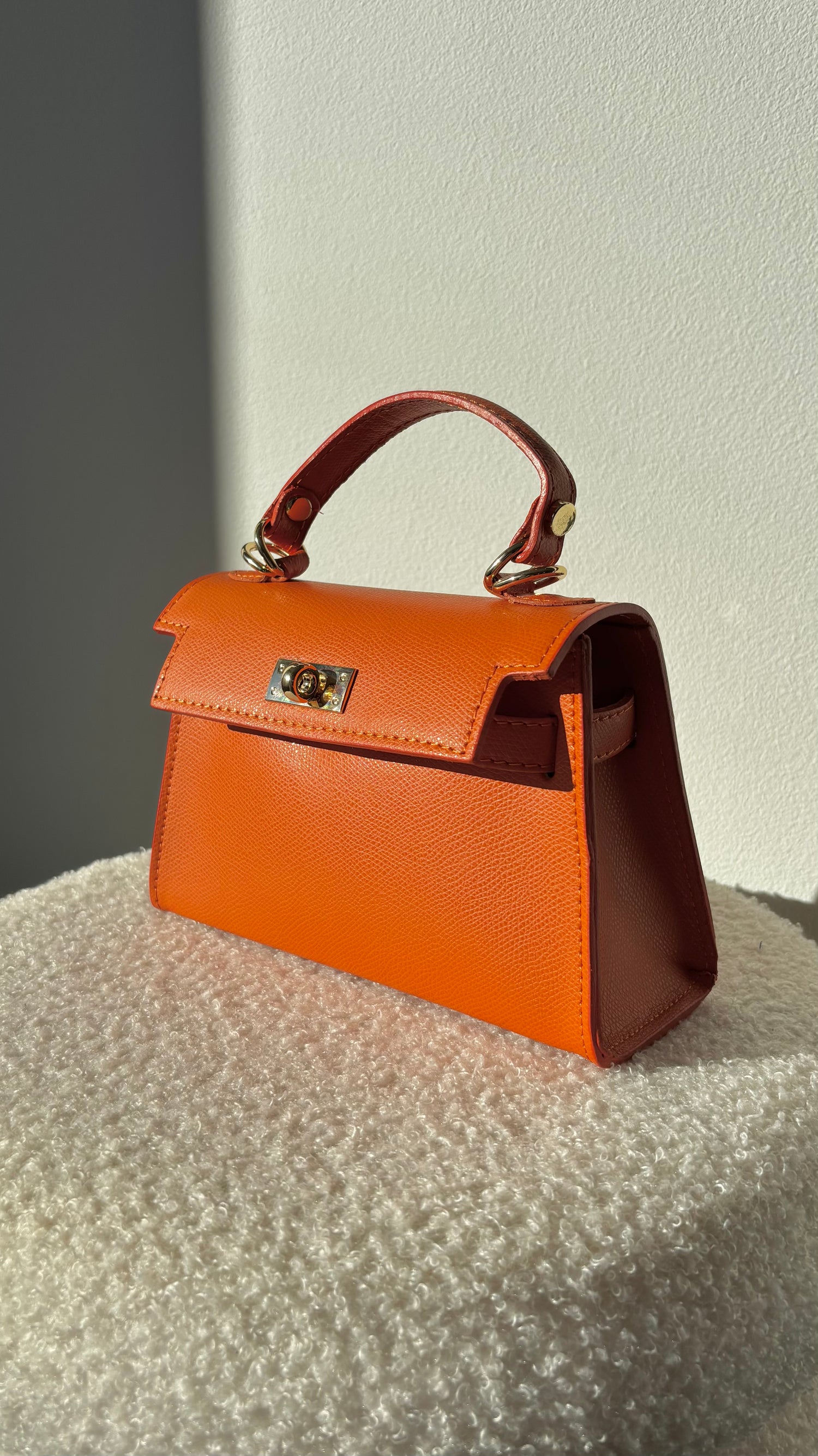 Kella Leather Bag Orange