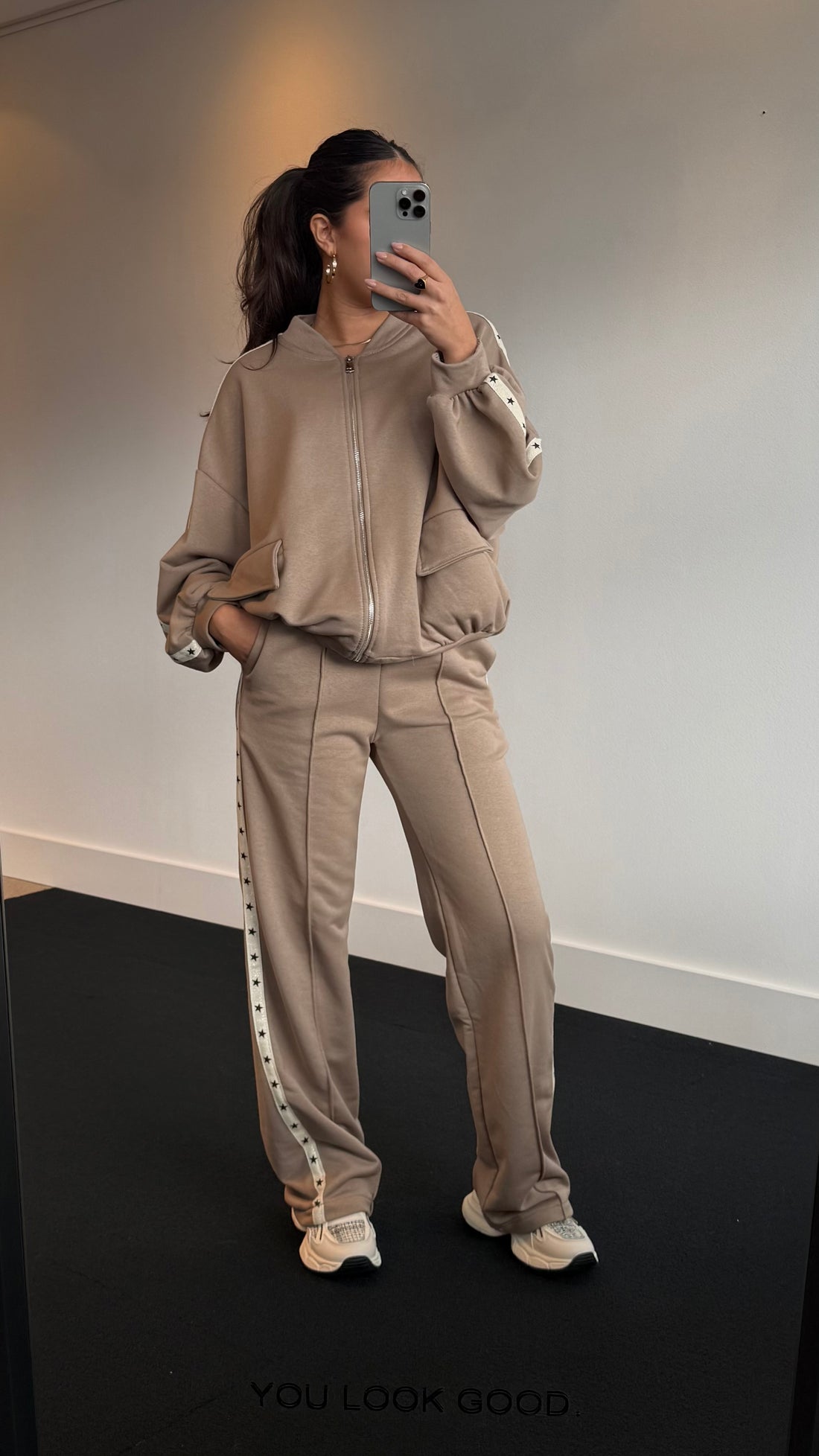 Sterre Jogger Suit Taupe