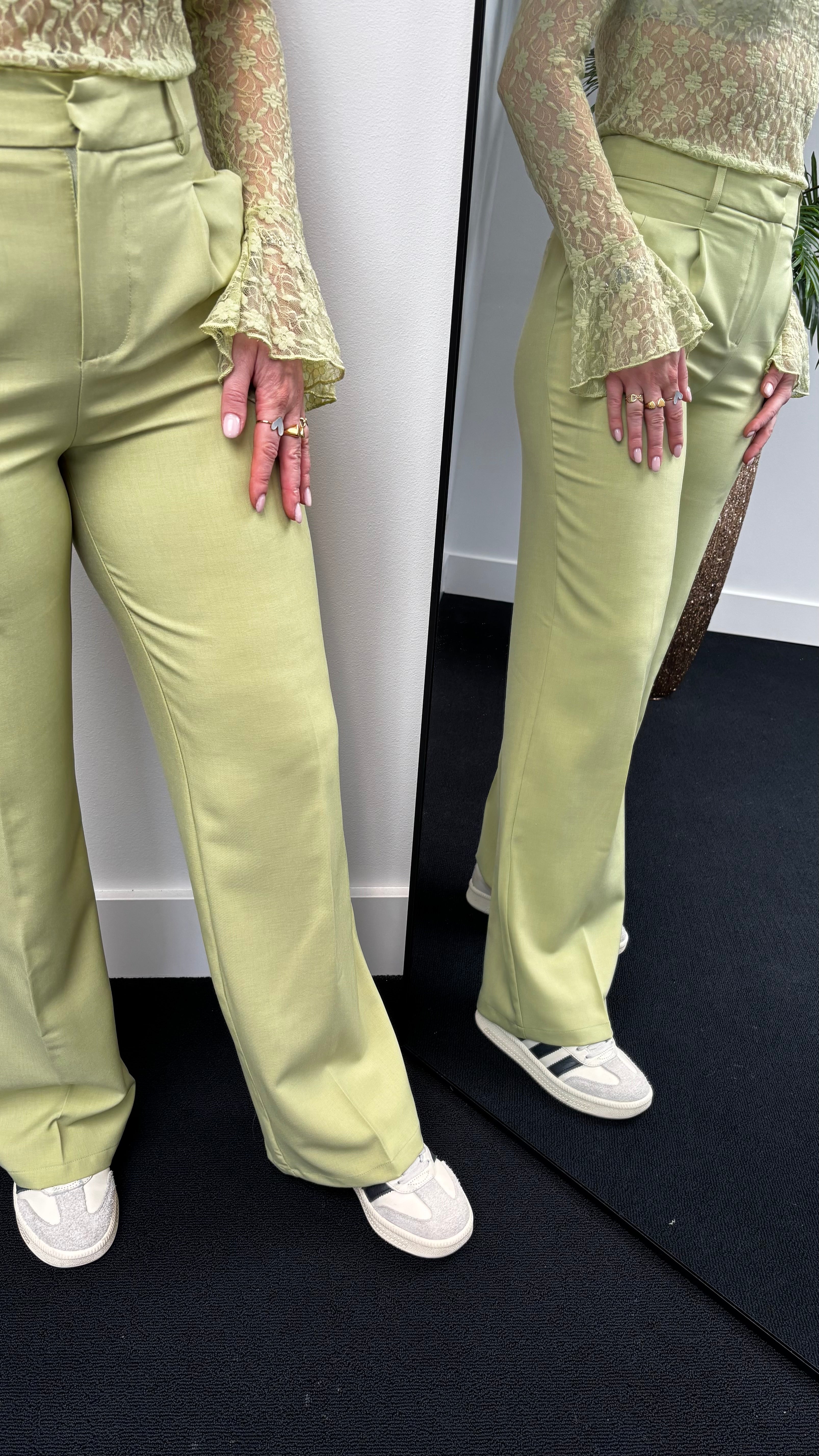 Ambika Studio Pantalon Light Green