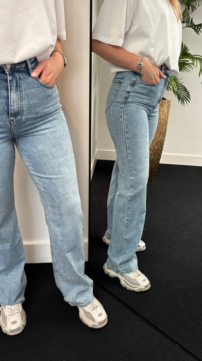 Joya Wide Leg Stretch Jeans ft057