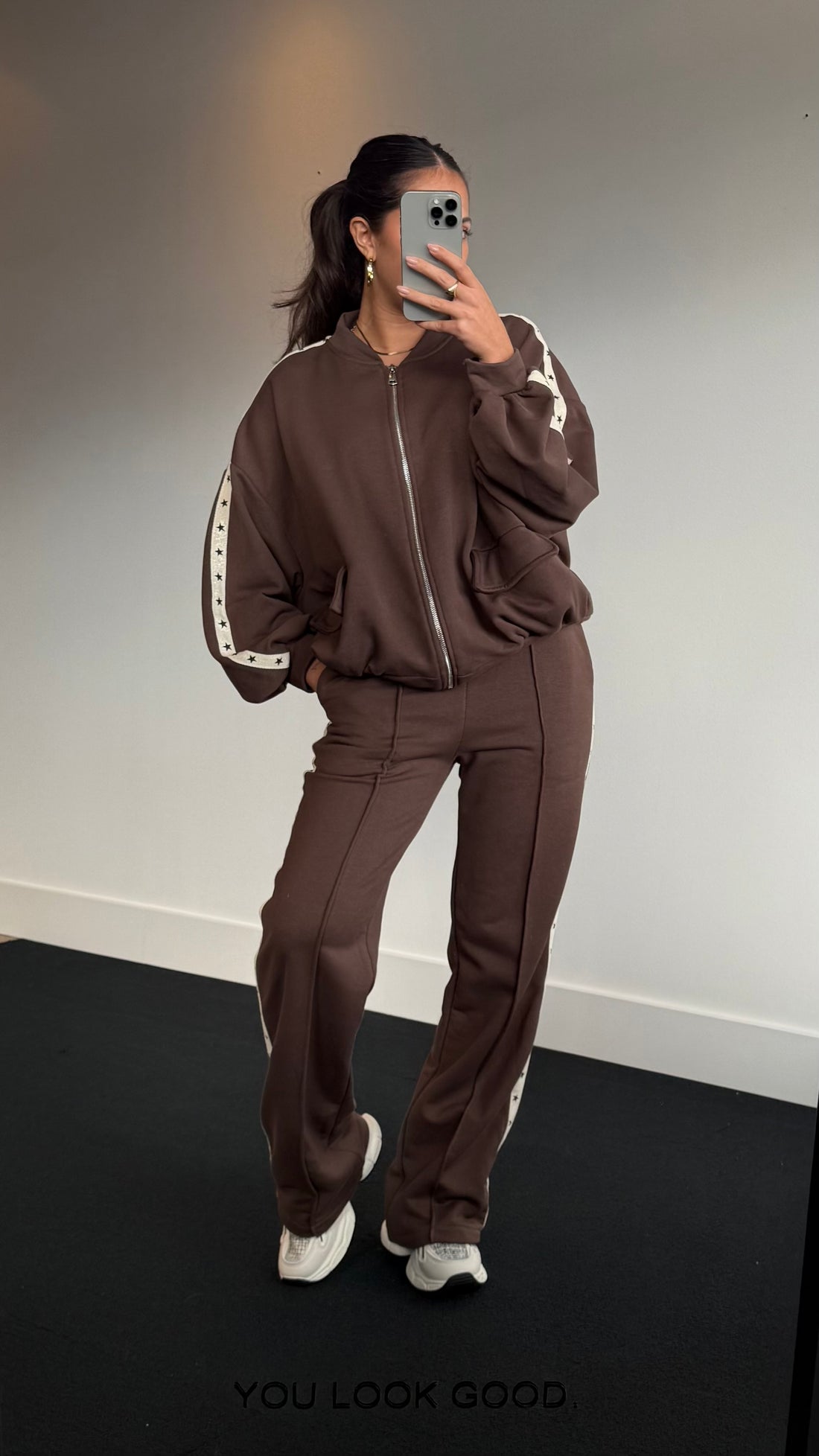 Sterre Jogger Suit Brown