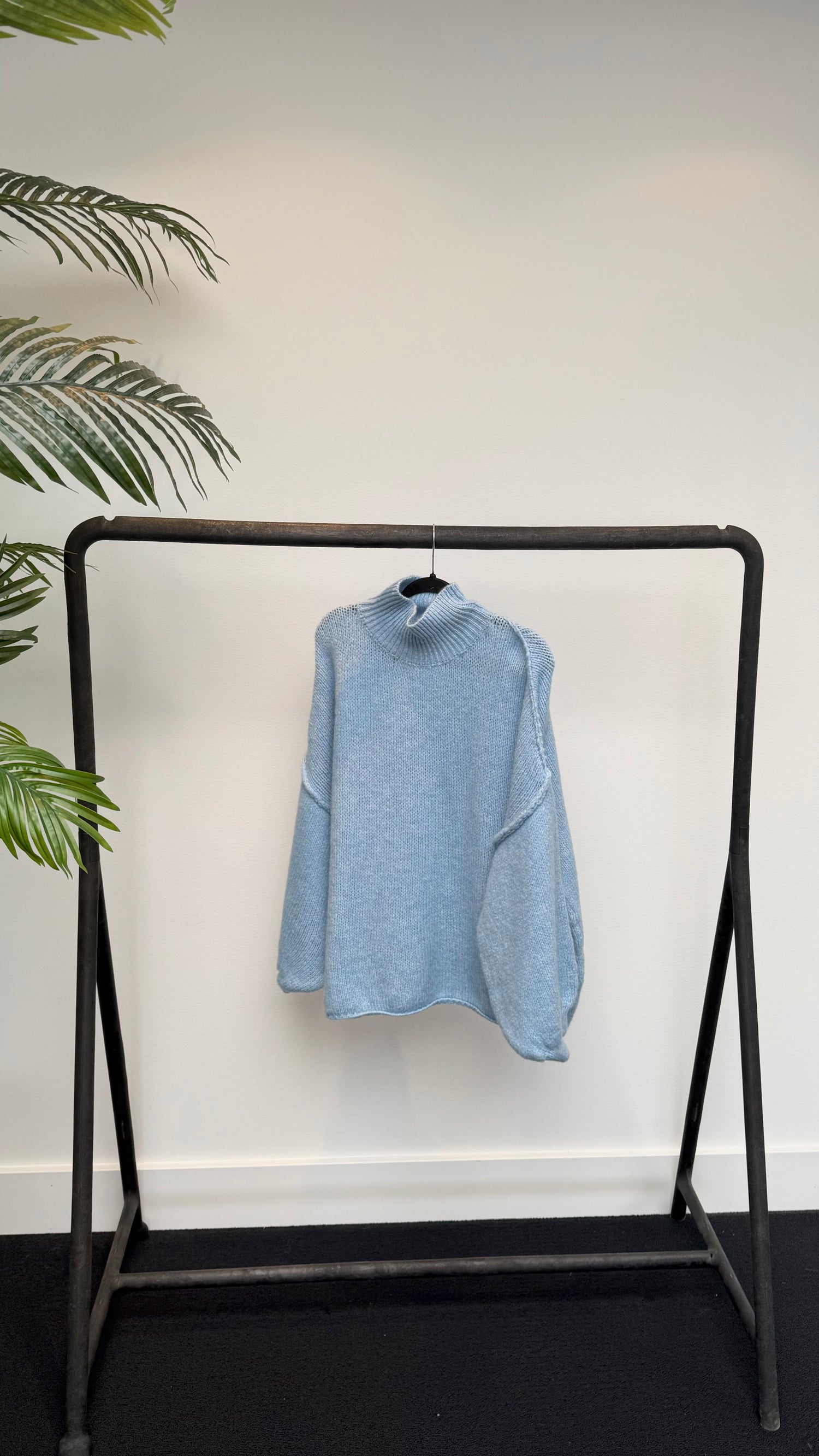 Mia Oversized Knit Blue