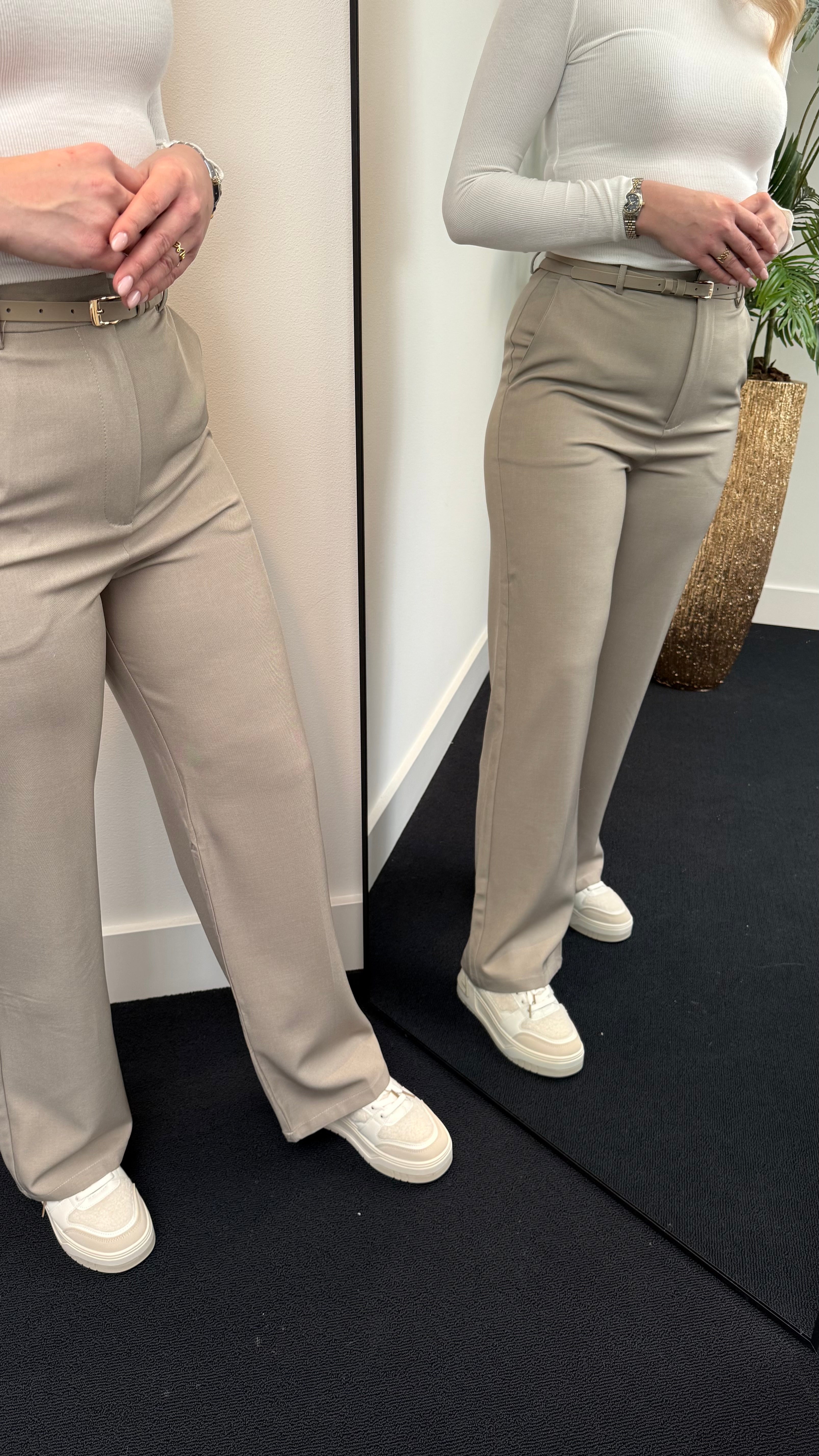 Gigi Pantalon Taupe