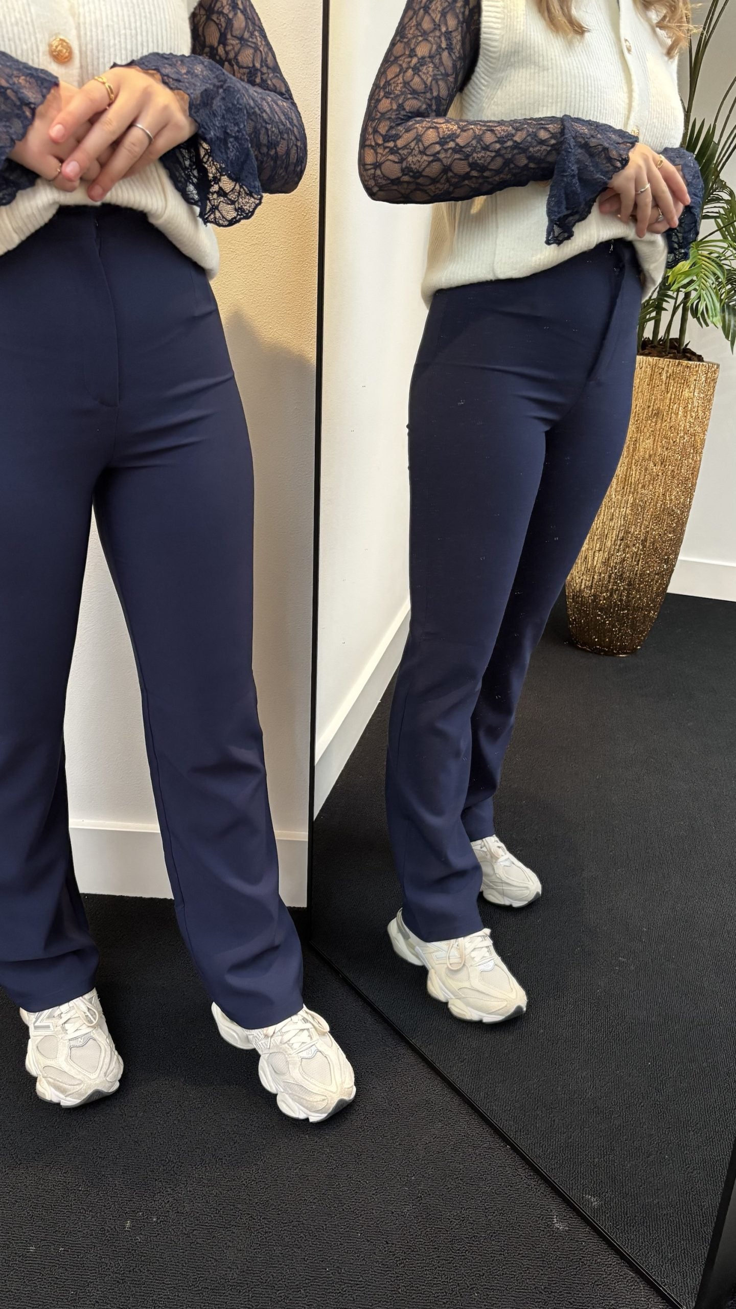 Super Stretch Pantalon Navy 19406